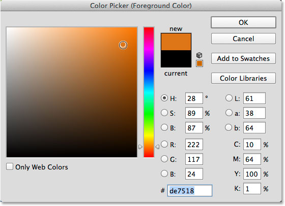 Ps color picker